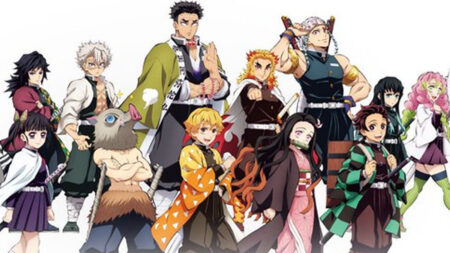 All Hashira and main characters in Demon Slayer