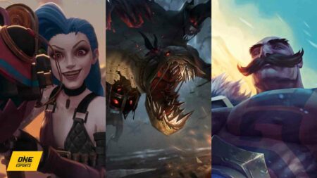 LoL champions Jinx, Fiddlesticks, and Braum in ONE Esports featured image