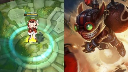 Ziggs' Klee skin in League of Legends